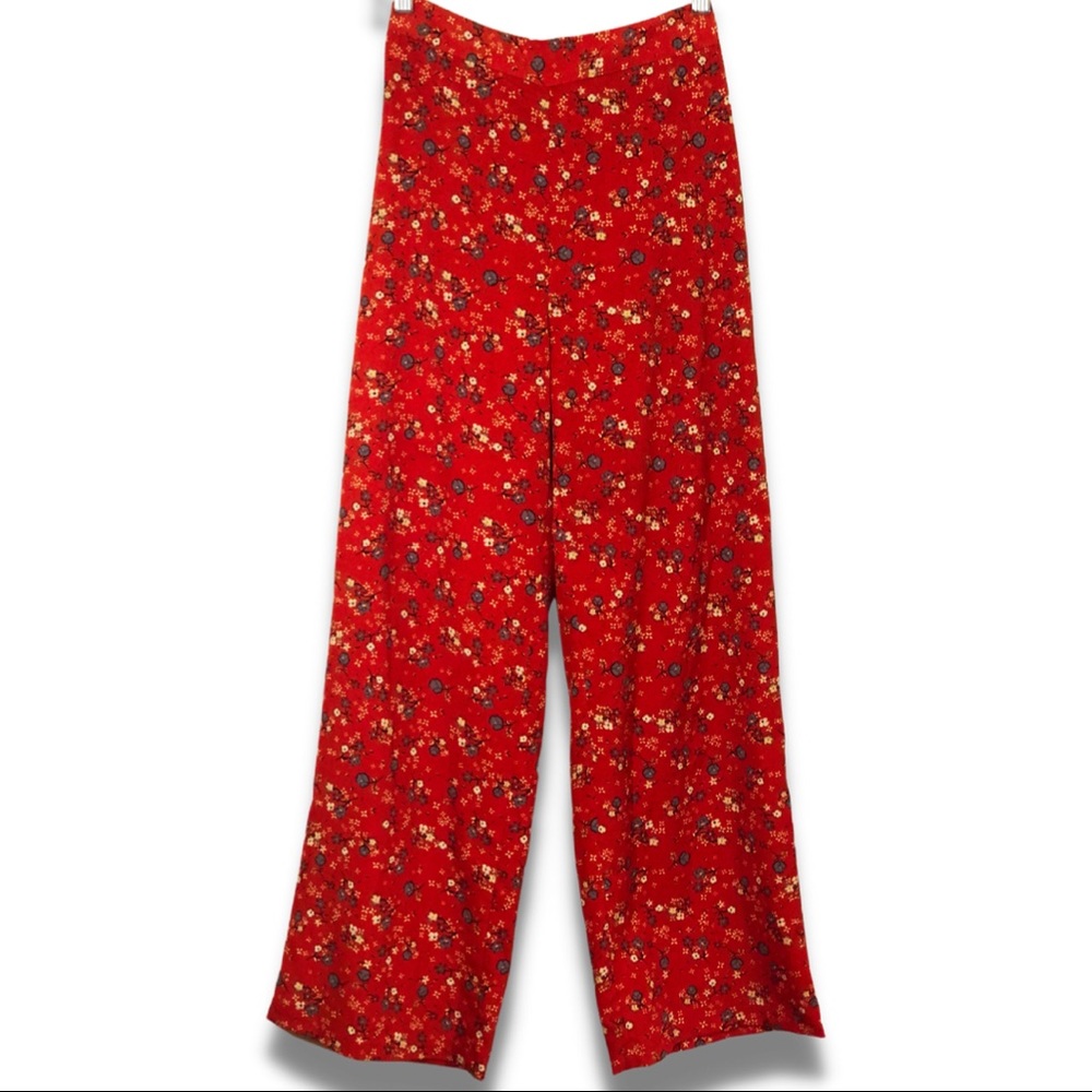 Women’s, Palazzo Pants, Japna, Small, Red